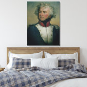 Portret van Jean Baptiste Kleber 2 Canvas Afdruk (Insitu (Slaapkamer))