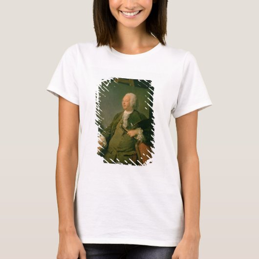 Portret van Jean-Baptiste Oudry (1686-1755) c.1753 T-shirt (Voorkant)