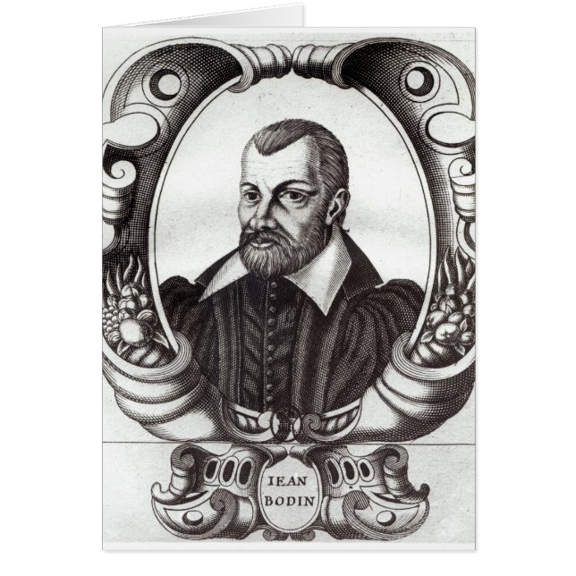 Portret van Jean Bodin (Voorkant)