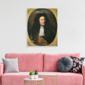 Portret van Jean de La Fontaine Canvas Afdruk (Insitu (Woonkamer))
