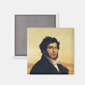 Portret van Jean-Francois Champollion 1831 Magneet (Voorkant / Achterkant)