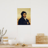 Portret van Jean-Francois Champollion 1831 Poster (Keuken)