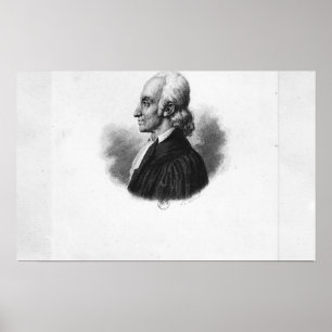 Portret van Jean Frederic Oberlin Poster