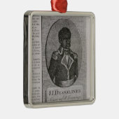 Portret van Jean-Jacques Dessalines Metalen Ornament (Rechts)