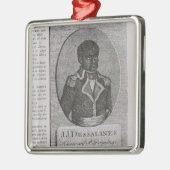 Portret van Jean-Jacques Dessalines Metalen Ornament (Links)