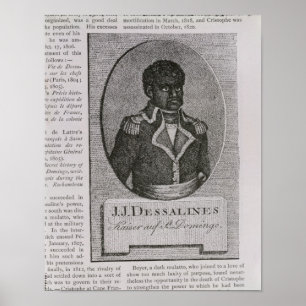 Portret van Jean-Jacques Dessalines Poster