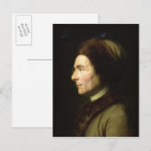 Portret van Jean-Jacques Rousseau Briefkaart (Voorkant / Achterkant)