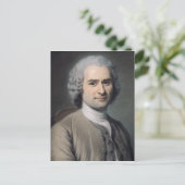 Portret van Jean Jacques Rousseau Briefkaart (Staand voorkant)