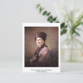 Portret van Jean-Jacques Rousseau door Allan Ramsa Briefkaart (Staand voorkant)