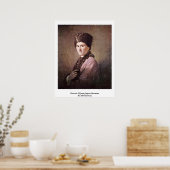 Portret van Jean-Jacques Rousseau door Allan Ramsa Poster (Keuken)