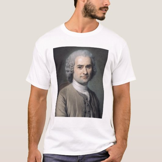 Portret van Jean Jacques Rousseau T-shirt (Voorkant)