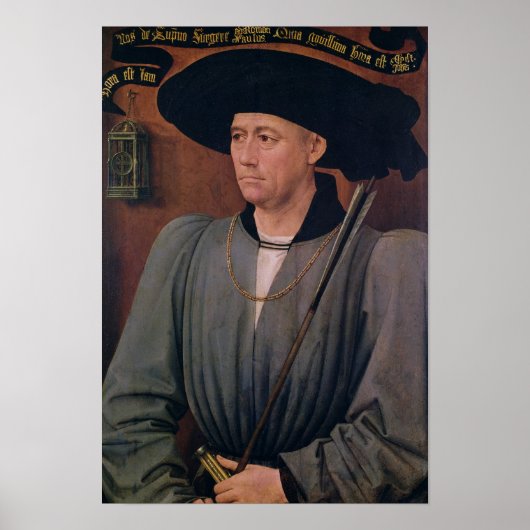 Portret van Jean Lefevre de Saint-Remy Poster (Voorkant)