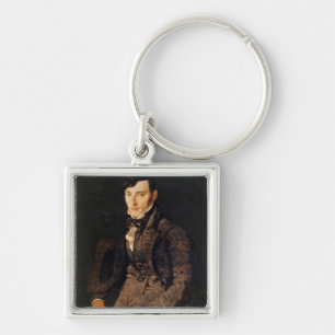 Portret van Jean-Pierre-Francois Gilibert Sleutelhanger