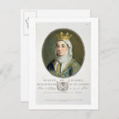 Portret van Jeanne de Navarra (1271-1304), 1788 (c Briefkaart (Voorkant / Achterkant)
