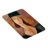 Portret van Jeanne Hebuterne in een groot pet Magneet (Rechterzijde)