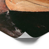 Portret van Jeanne Hebuterne in een groot pet Poster (Hoek)