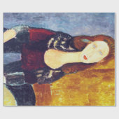 Portret van Jeanne Hebuterne, Modigliani Cadeaupapier (Vlak)