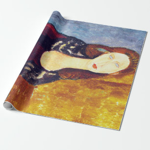 Portret van Jeanne Hebuterne, Modigliani Cadeaupapier