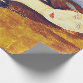 Portret van Jeanne Hebuterne, Modigliani Cadeaupapier (Hoek)