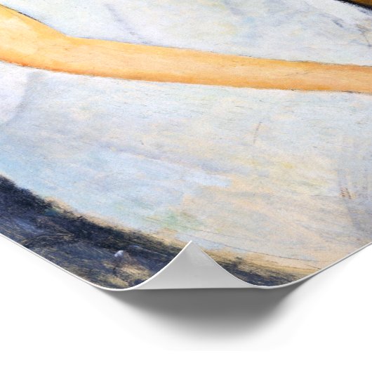 Portret van Jeanne Hebuterne, Modigliani Poster (Hoek)