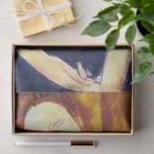 Portret van Jeanne Hebuterne, Modigliani Tissuepapier (Geschenk)