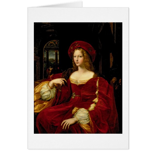 Portret van Jeanne of Aragon (c.1500-77), echtgeno (Voorkant)