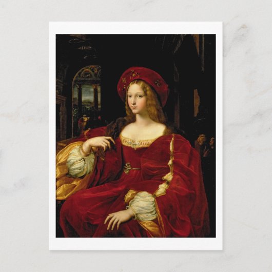 Portret van Jeanne of Aragon (c.1500-77), echtgeno Briefkaart (Voorkant)