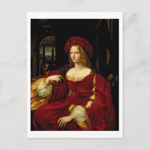 Portret van Jeanne of Aragon (c.1500-77), echtgeno Briefkaart