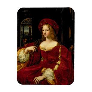 Portret van Jeanne of Aragon (c.1500-77), echtgeno Magneet