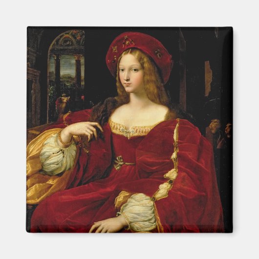 Portret van Jeanne of Aragon (c.1500-77), echtgeno Magneet (Voorkant)