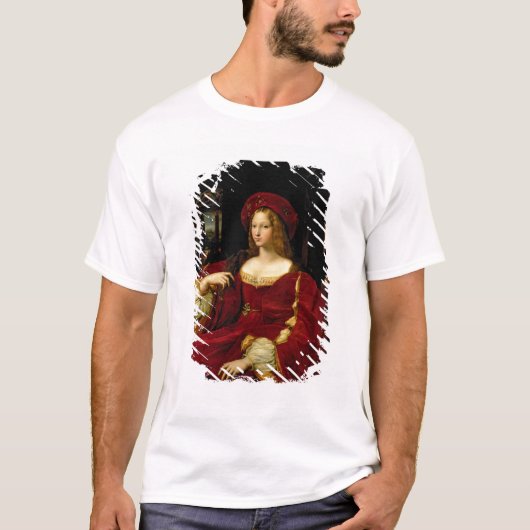 Portret van Jeanne of Aragon (c.1500-77), echtgeno T-shirt (Voorkant)