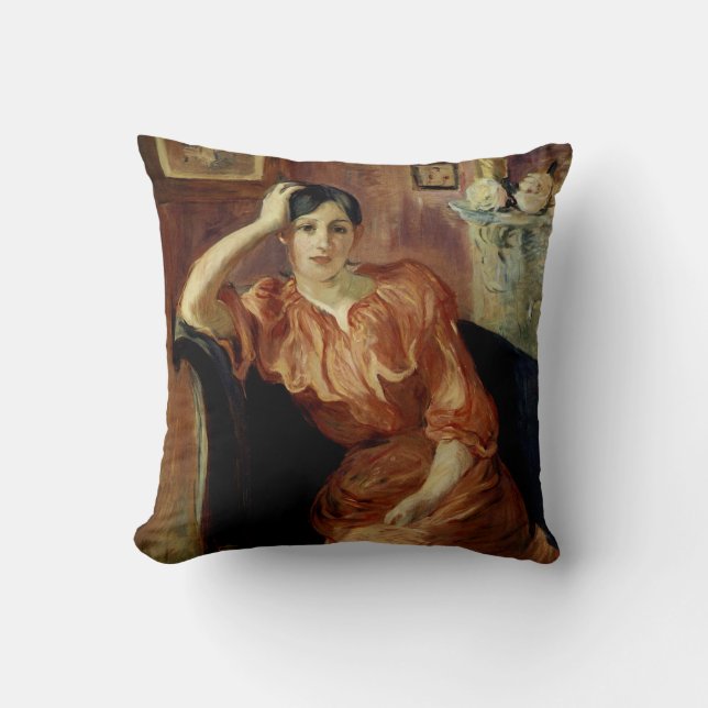 Portret van Jeanne Pontillon Kussen (Voorkant)