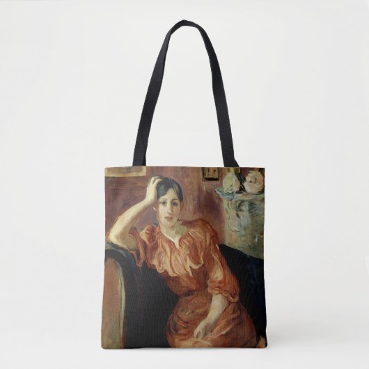 Portret van Jeanne Pontillon Tote Bag (Voorkant)
