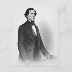 Portret van Jefferson Davis Briefkaart