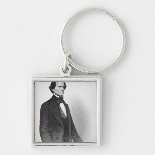 Portret van Jefferson Davis Sleutelhanger (Voorkant)