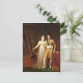 Portret van Jerome Bonaparte en zijn vrouw Briefkaart (Staand voorkant)