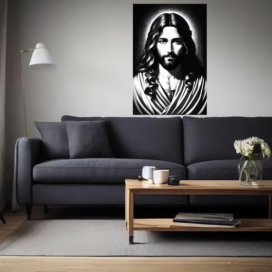 Portret van Jezus Christus | AI Art Poster