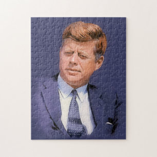 Portret van JFK Legpuzzel