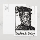 Portret van Joachim du Bellay Briefkaart (Voorkant / Achterkant)