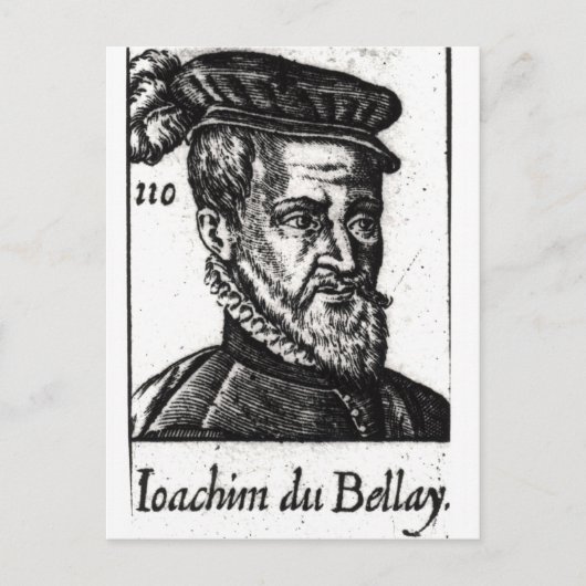 Portret van Joachim du Bellay Briefkaart (Voorkant)