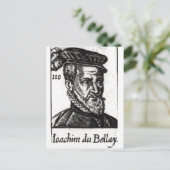 Portret van Joachim du Bellay Briefkaart (Staand voorkant)