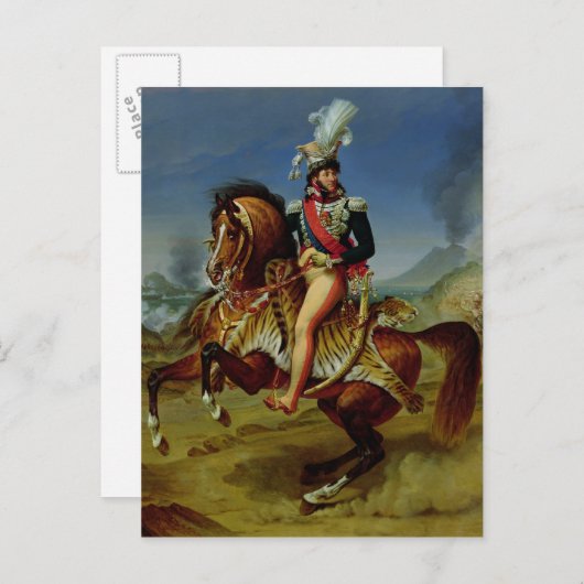 Portret van Joachim Murat 1812 Briefkaart (Voorkant / Achterkant)