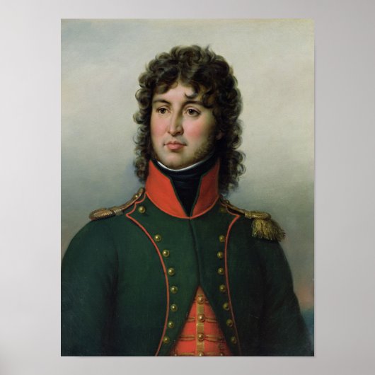 Portret van Joachim Murat King van Napels Poster (Voorkant)