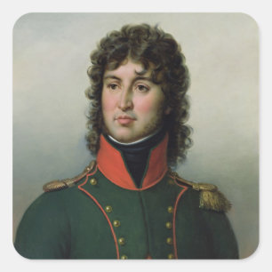 Portret van Joachim Murat King van Napels Vierkante Sticker