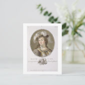 Portret van Joan of Arc (1412-31), 1787 (gekleurd) Briefkaart (Staand voorkant)