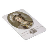 Portret van Joan of Arc (1412-31), 1787 (gekleurd) Magneet (Rechterzijde)