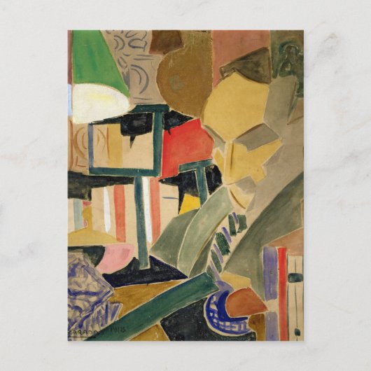 Portret van Joan Salvat-Papasseit 1918 Briefkaart (Voorkant)