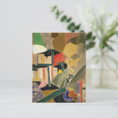 Portret van Joan Salvat-Papasseit 1918 Briefkaart (Staand voorkant)