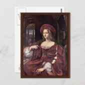 Portret van Joanna van Aragon door Raffael Briefkaart (Voorkant / Achterkant)