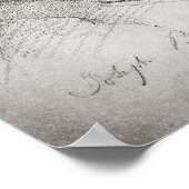 Portret van Johanes Brahms van 20 jaar, 1853 Poster (Hoek)